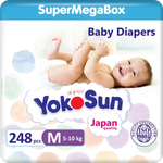 Подгузники YokoSun M (5-10 кг) 248 шт.