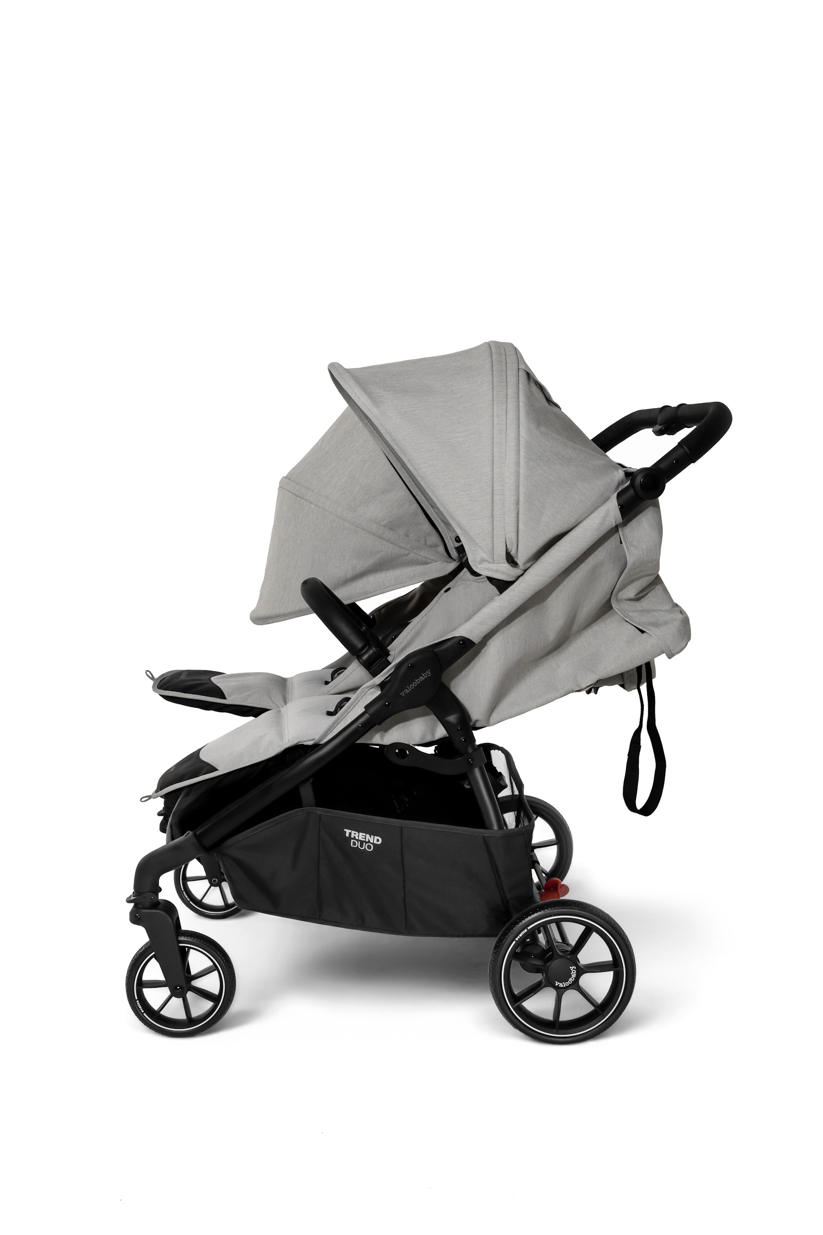 Коляска прогулочная для двойни Valco baby Snap Duo серый - фото 10