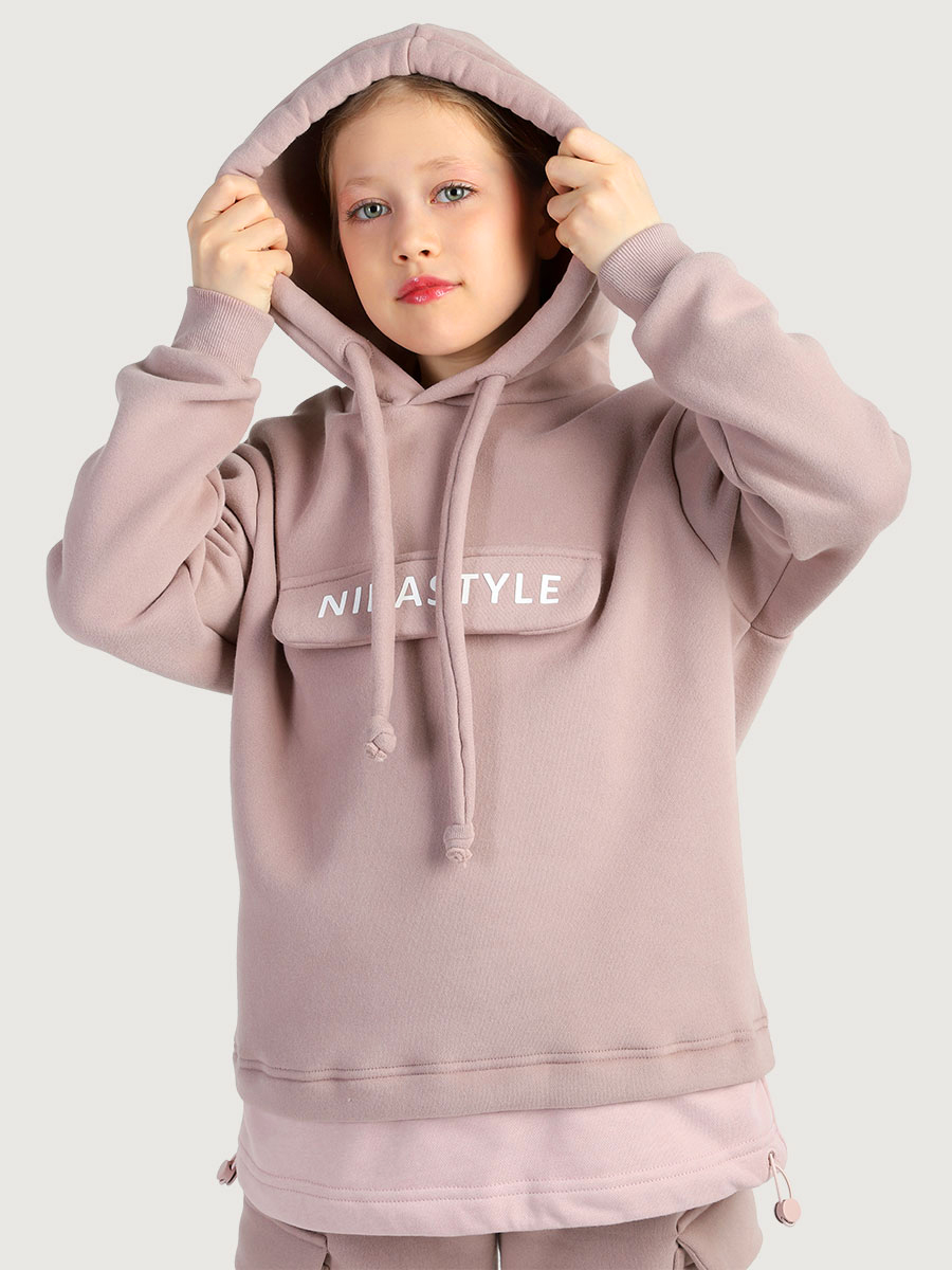 Костюм NIKASTYLE 7т20325 какао/пудра - фото 7