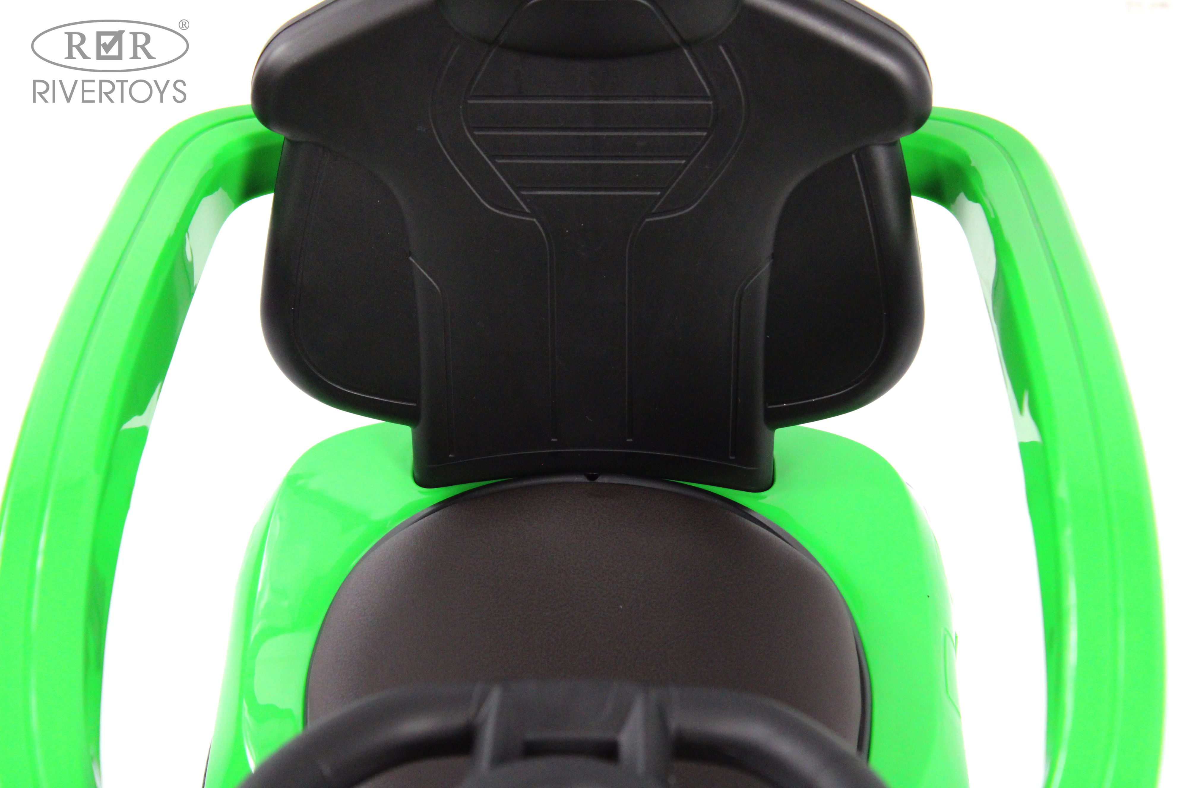 Каталка RIVERTOYS Z002ZZ-B-GREEN зеленый - фото 9