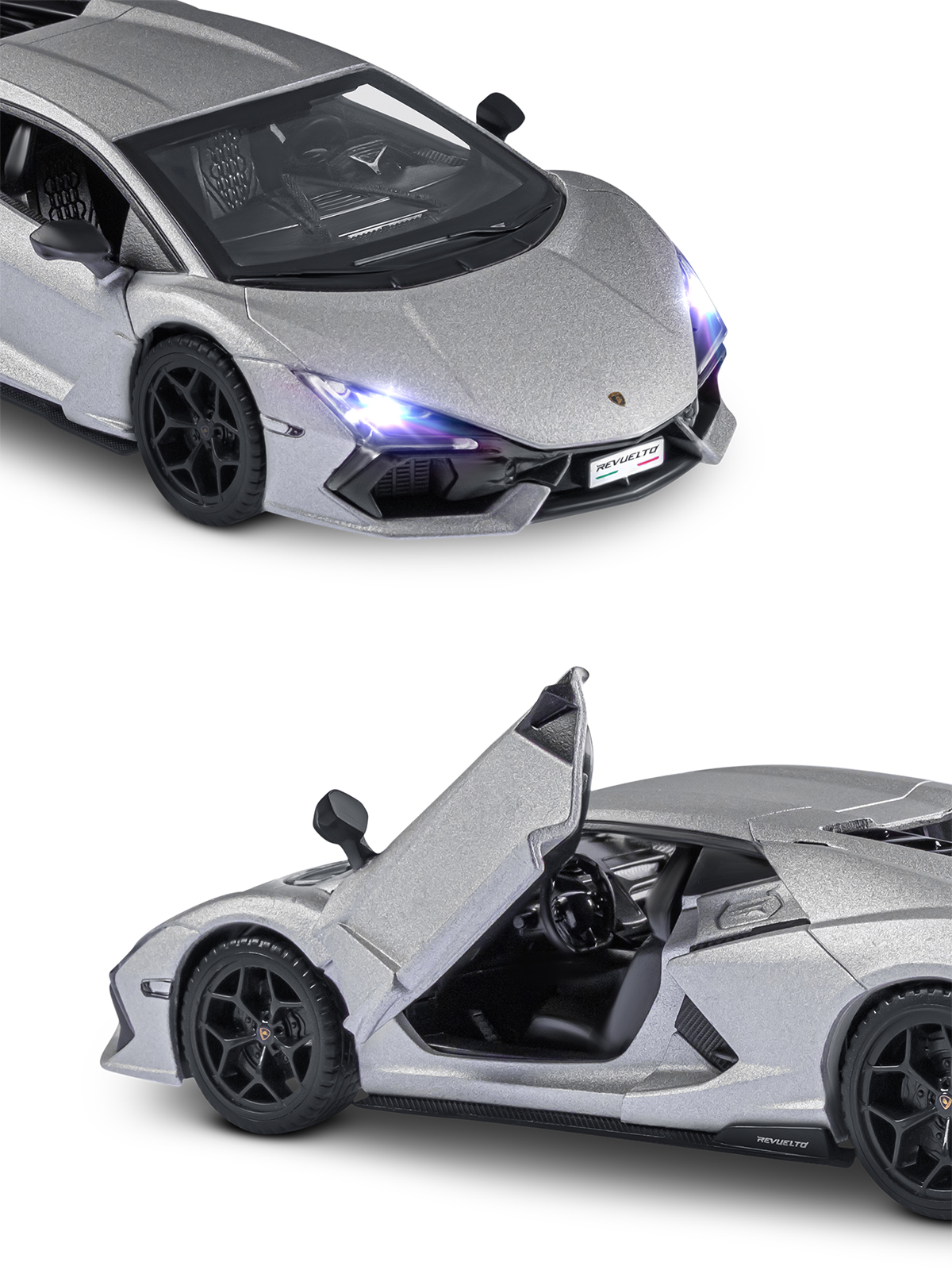 Автомобиль АВТОпанорама Lamborghini Revuelto 1:32 JB1251734 - фото 16