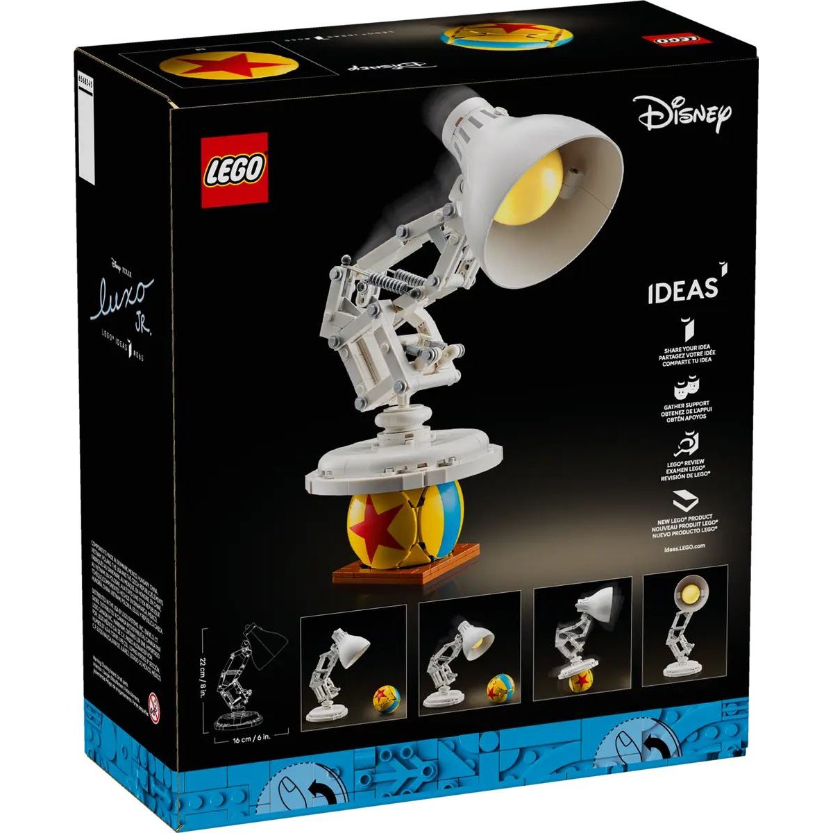 Конструктор LEGO Ideas Логотип Пиксар блочный - фото 7