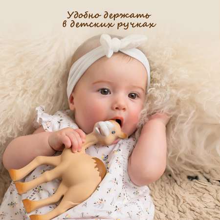 Игрушка Sophie la girafe книжка Верблюжонок
