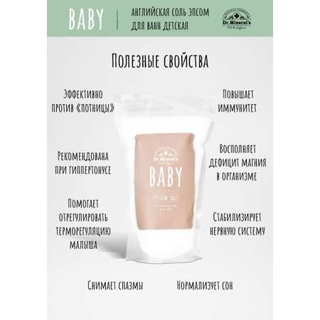 Соль для ванн Dr.Minerals