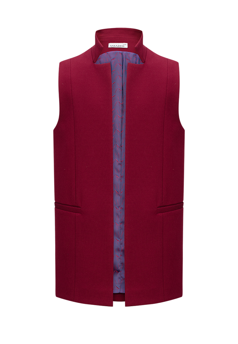 Жилет Stylish AMADEO AV-1011-бордовый - фото 1