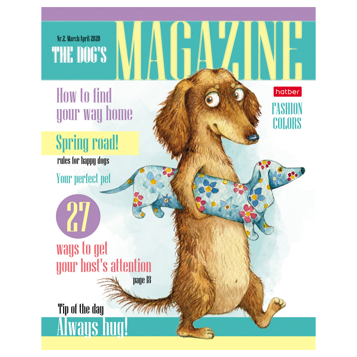 Общая тетрадь Hatber клетка 40 лист. в ассортименте - фото 4