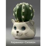 Искусственные цветы SOFANNA кошка 2 2 суккулент силикон
