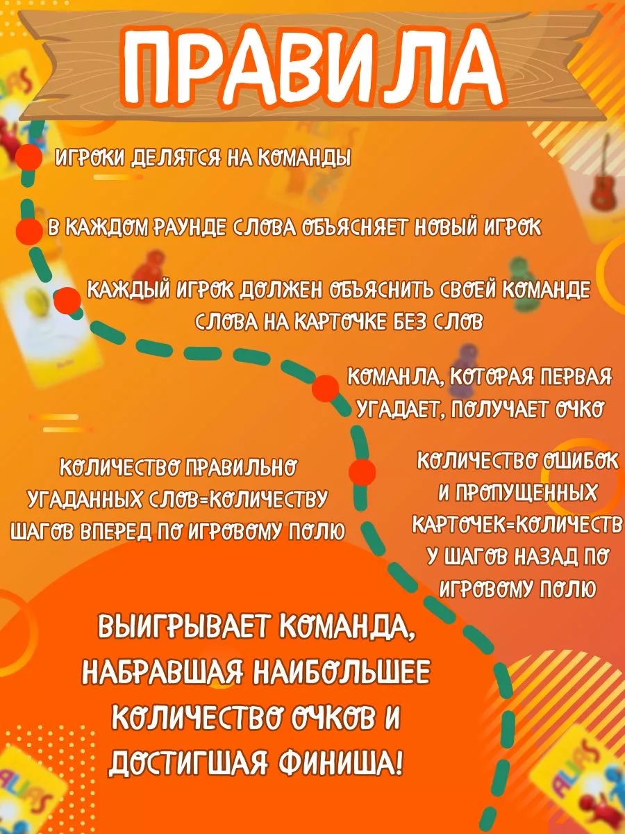 Настольная игра ТОТОША Алиас Джуниор для детей - фото 4