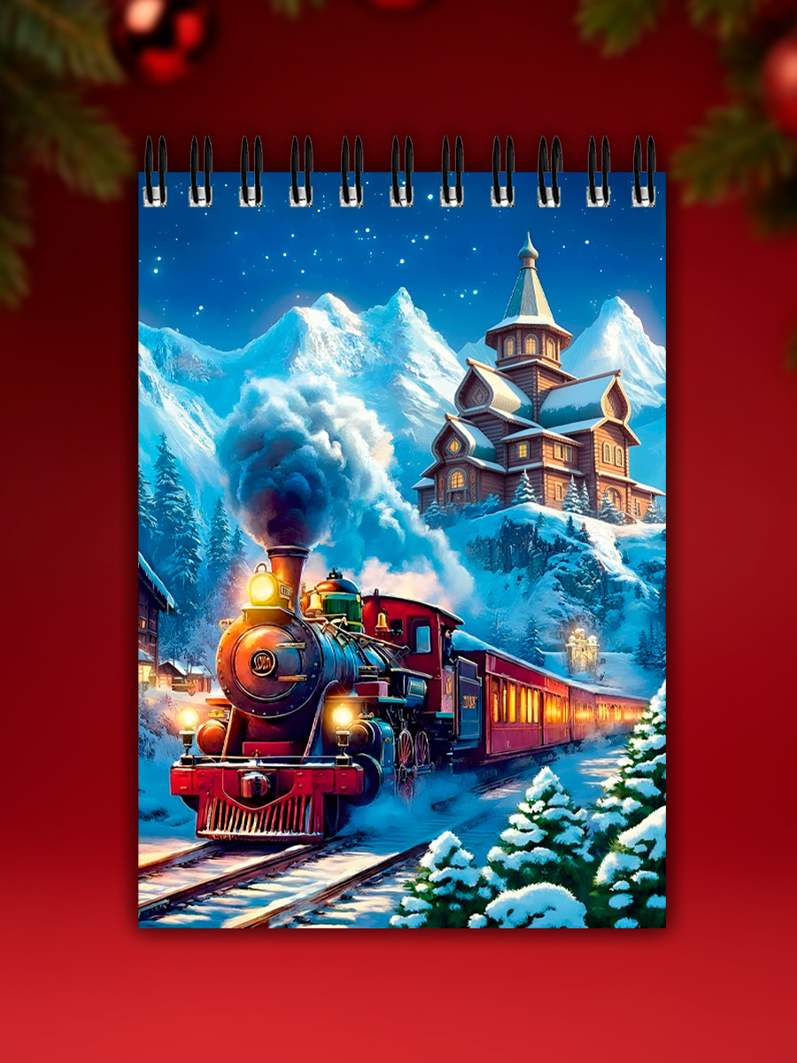 Блокнот Prof-Press Новогодние открытки 32 лист. - фото 12