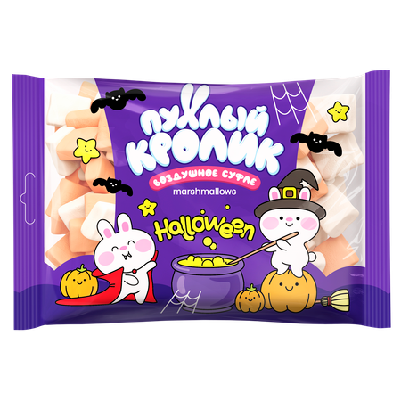 Воздушное суфле Пухлый кролик Marshmallows со вкусом пломбир тыква манго 130г