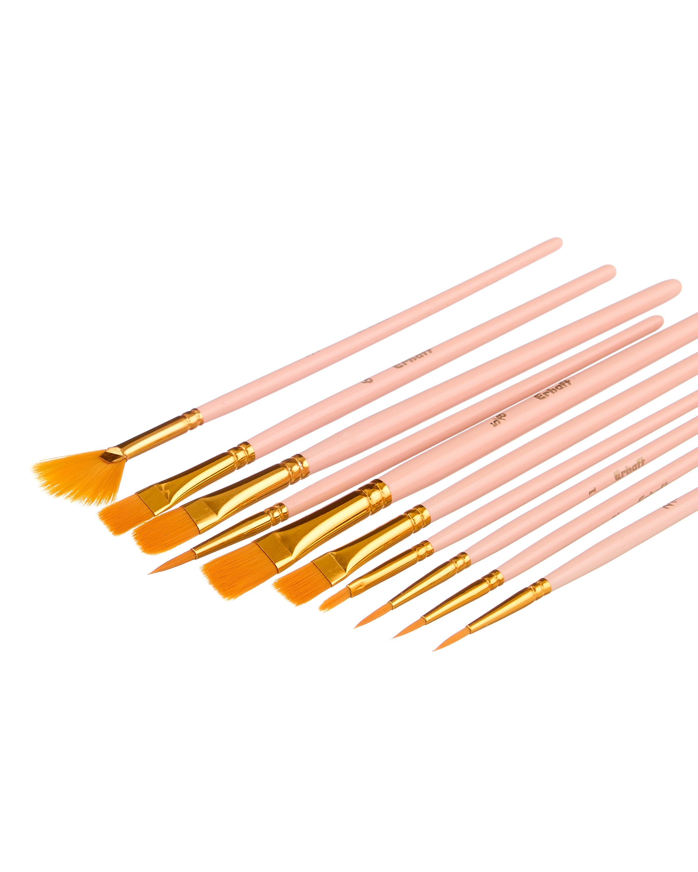 Кисть Erhaft 10 шт. (синтетика) в ассортименте - фото 10