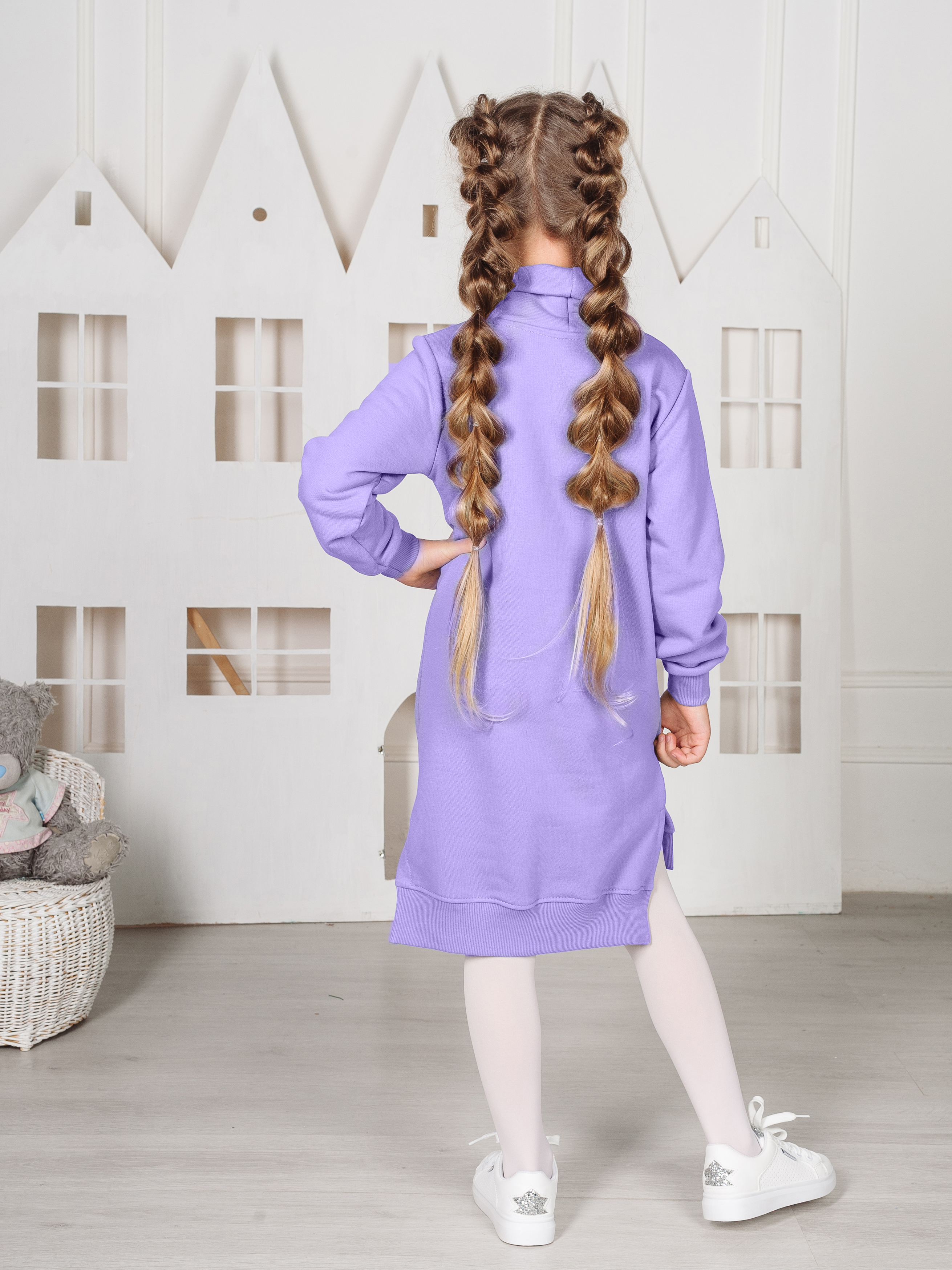 Платье MiloTa ПФ01/лавандовый - фото 5