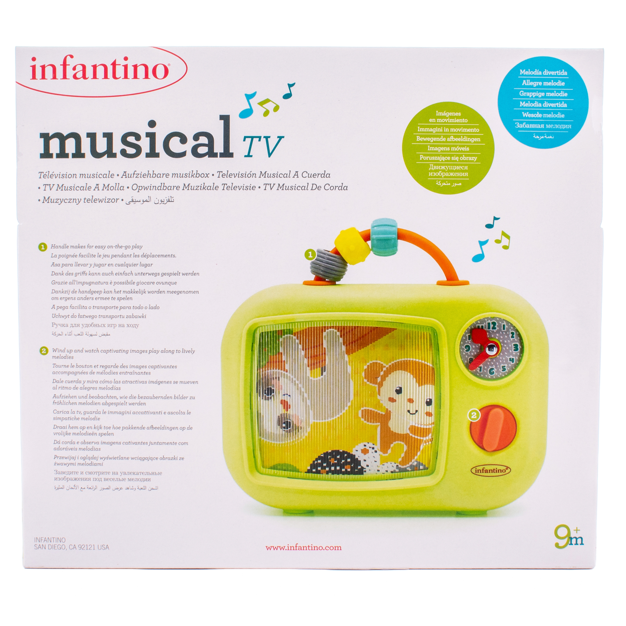 Игрушка INFANTINO Музыкальный телевизор - фото 6