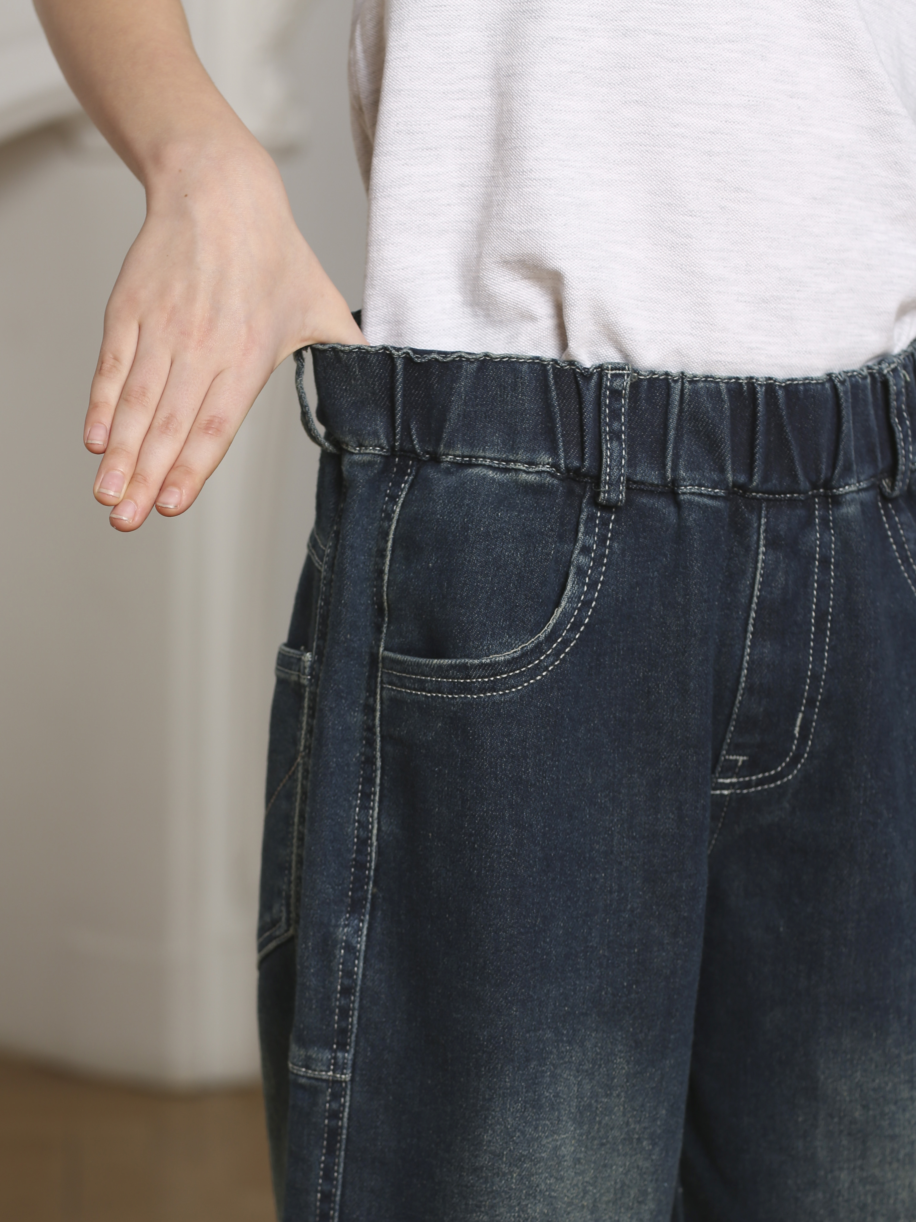 Джинсы-багги СИНИЙ МИР R2-IL - фото 12