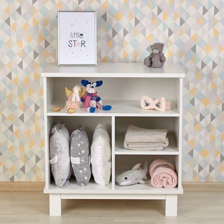 Комод для игрушек и книг Polini kids Белый