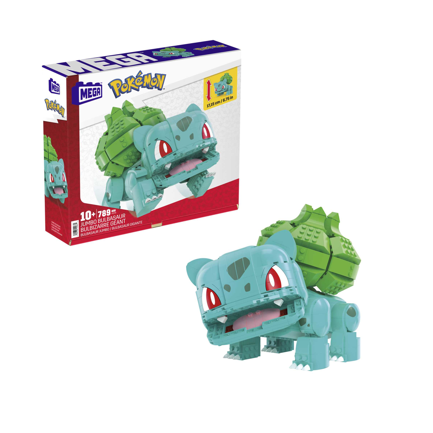 Конструктор Mega Construx Pokémon Jumbo Bisasam сборная игровая модель - фото 1
