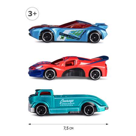 Игровой набор AUTODRIVE Машинки металлические 3шт 1:64