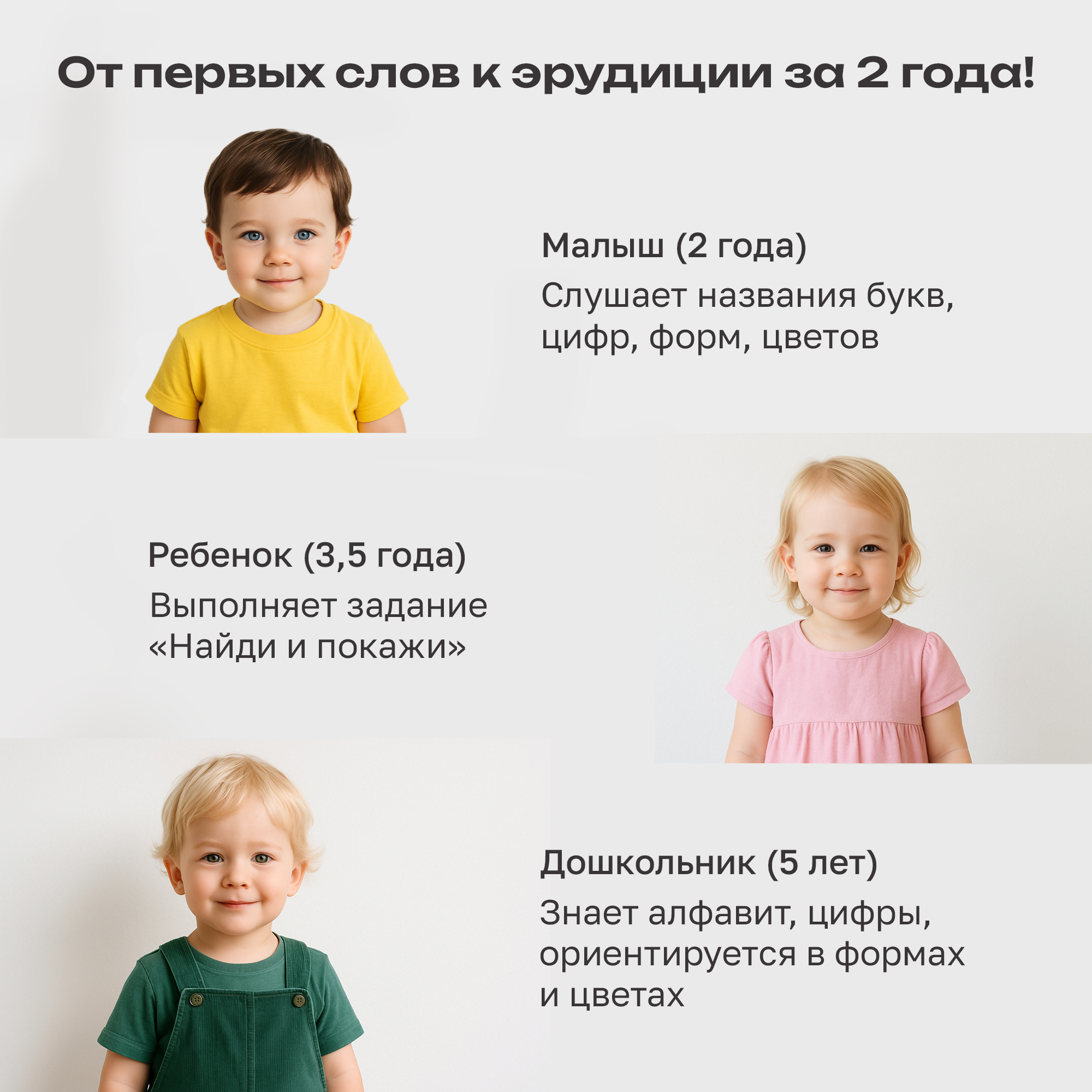 Говорящая книжка BertToys большая нажималка Первые знания - фото 14