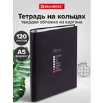 Тетрадь со сменным блоком Brauberg клетка 120 лист.