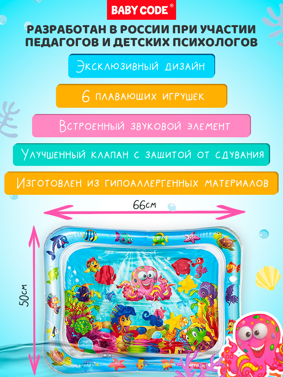 Коврик Baby Code Осьминожек - фото 3