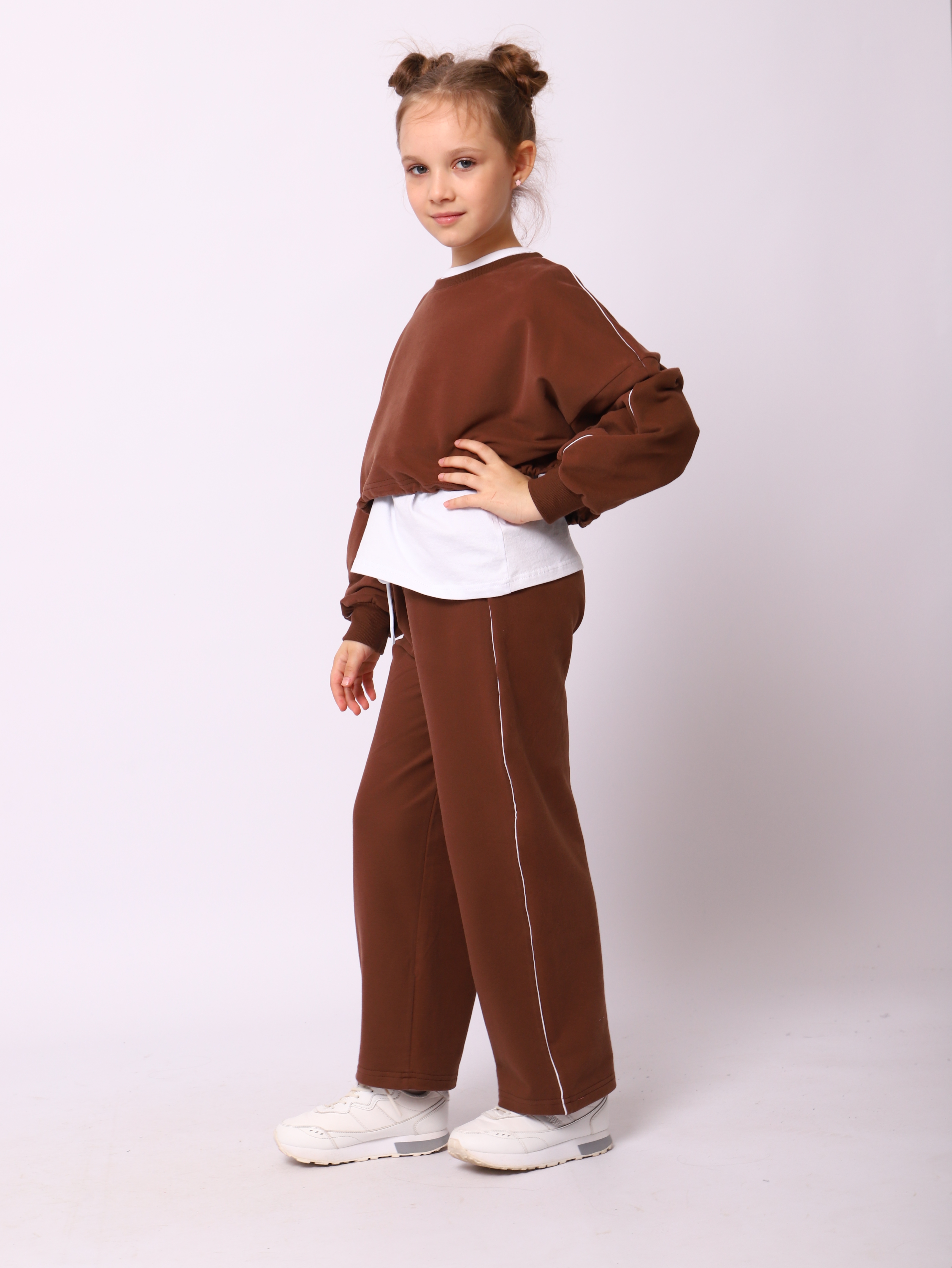 Костюм ЛАДОШКИ Костюм Алексия коричневый - фото 9