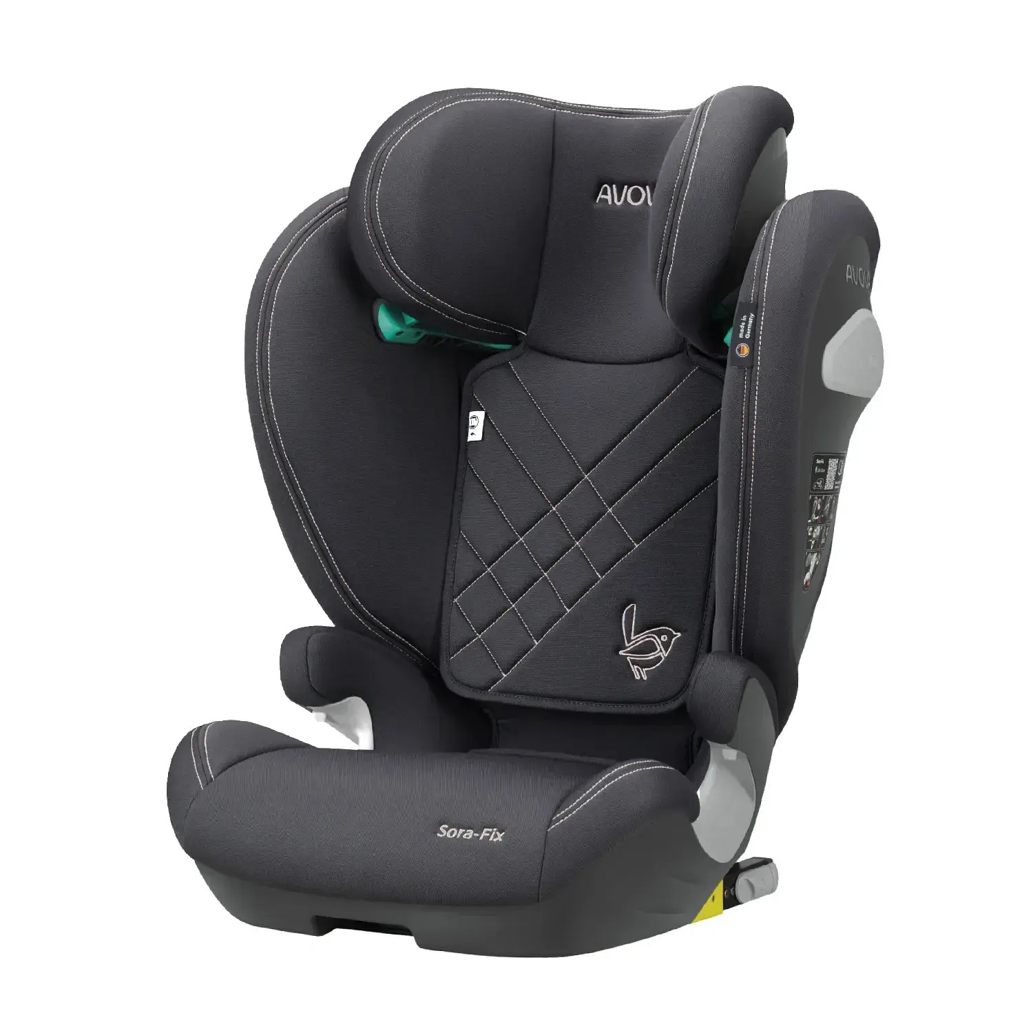 Автокресло Avova Sora-Fix Isofix 2/3 (15-36 кг) серый - фото 2