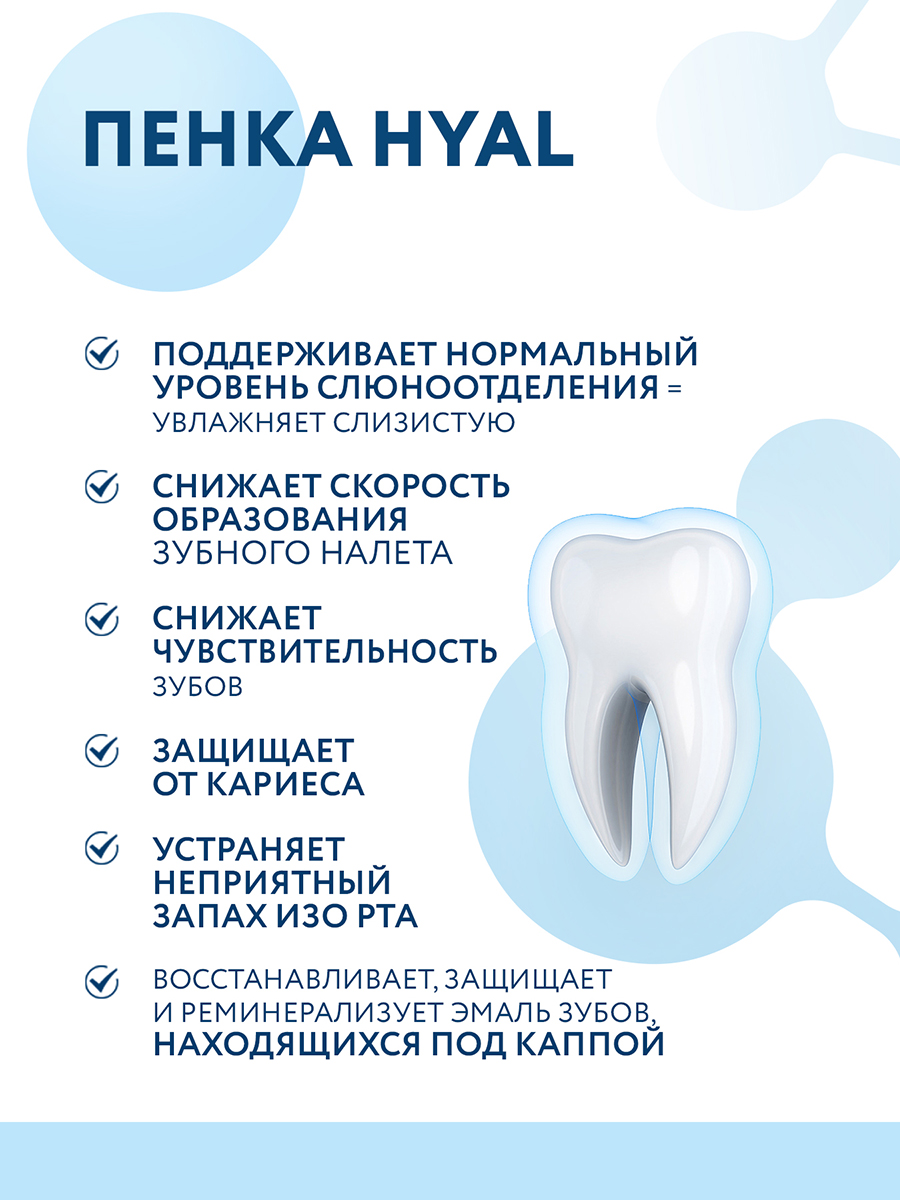 Пенка для зубов HYAL 50 мл - фото 2