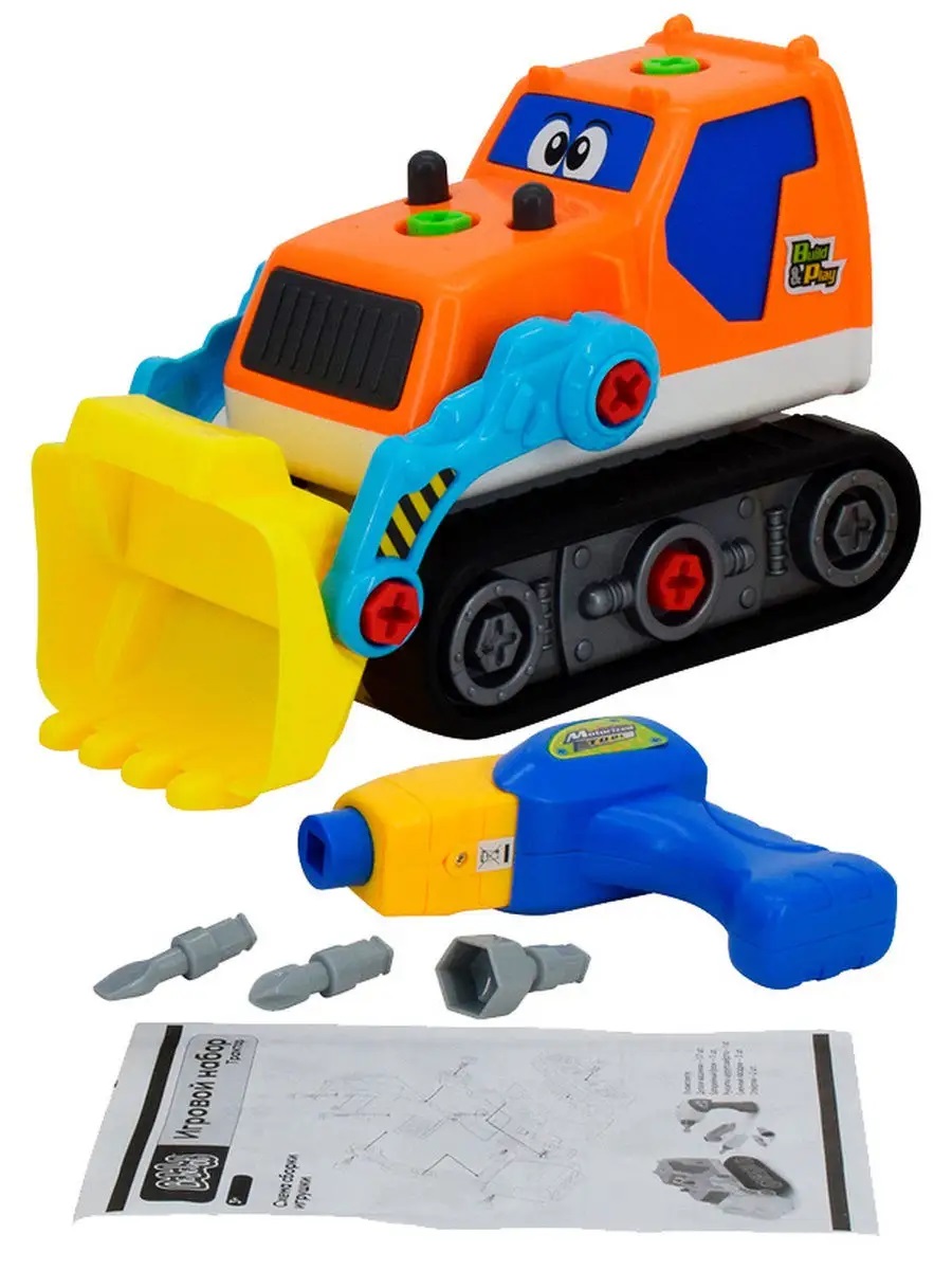 Конструктор Bebelot Трактор с шуруповертом - фото 1