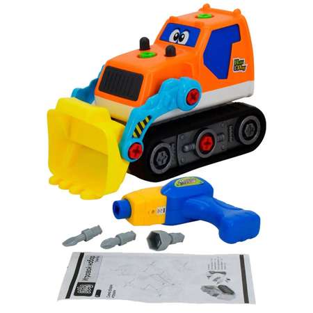 Конструктор Bebelot Трактор с шуруповертом