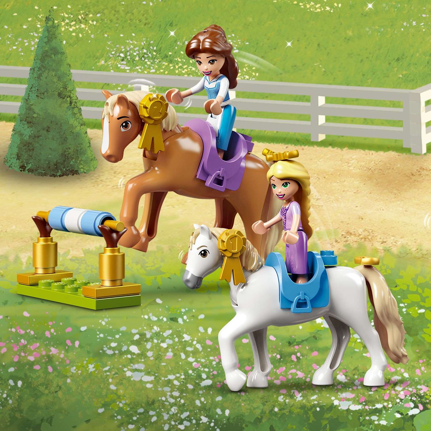 Конструктор LEGO Disney Princess Конюшня Белль и Рапунцель 239 дет. - фото 10