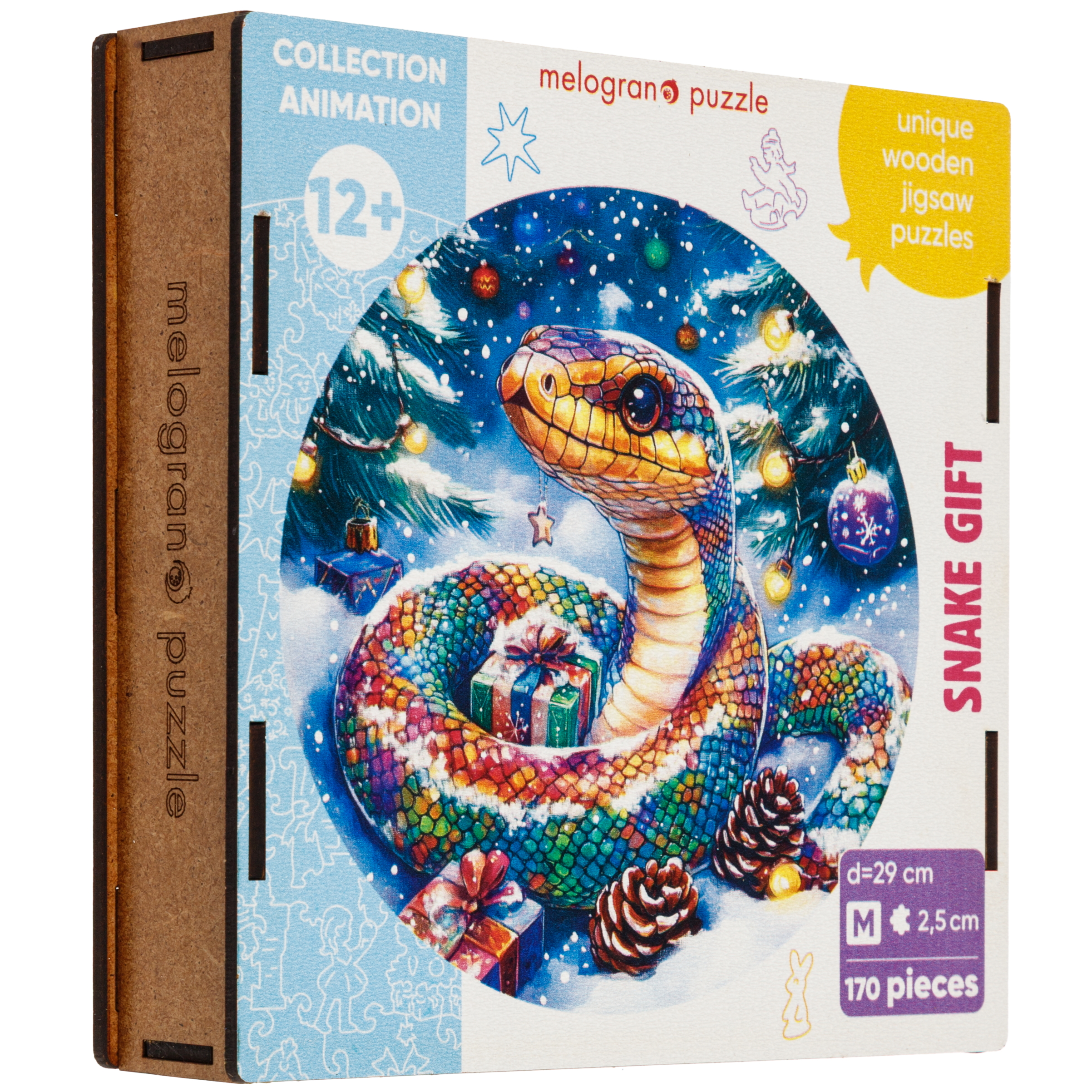 Пазл Melograno puzzle деревянный - фото 6