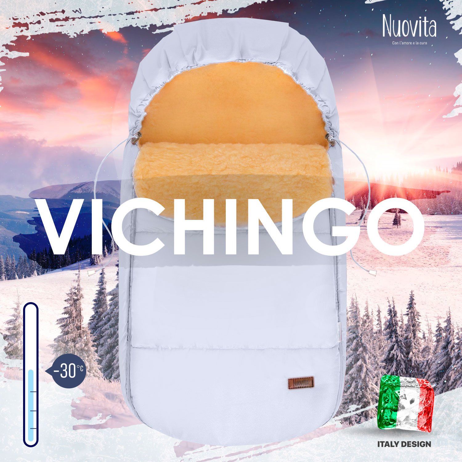 Конверт в коляску Nuovita Vichingo Pesco - фото 5