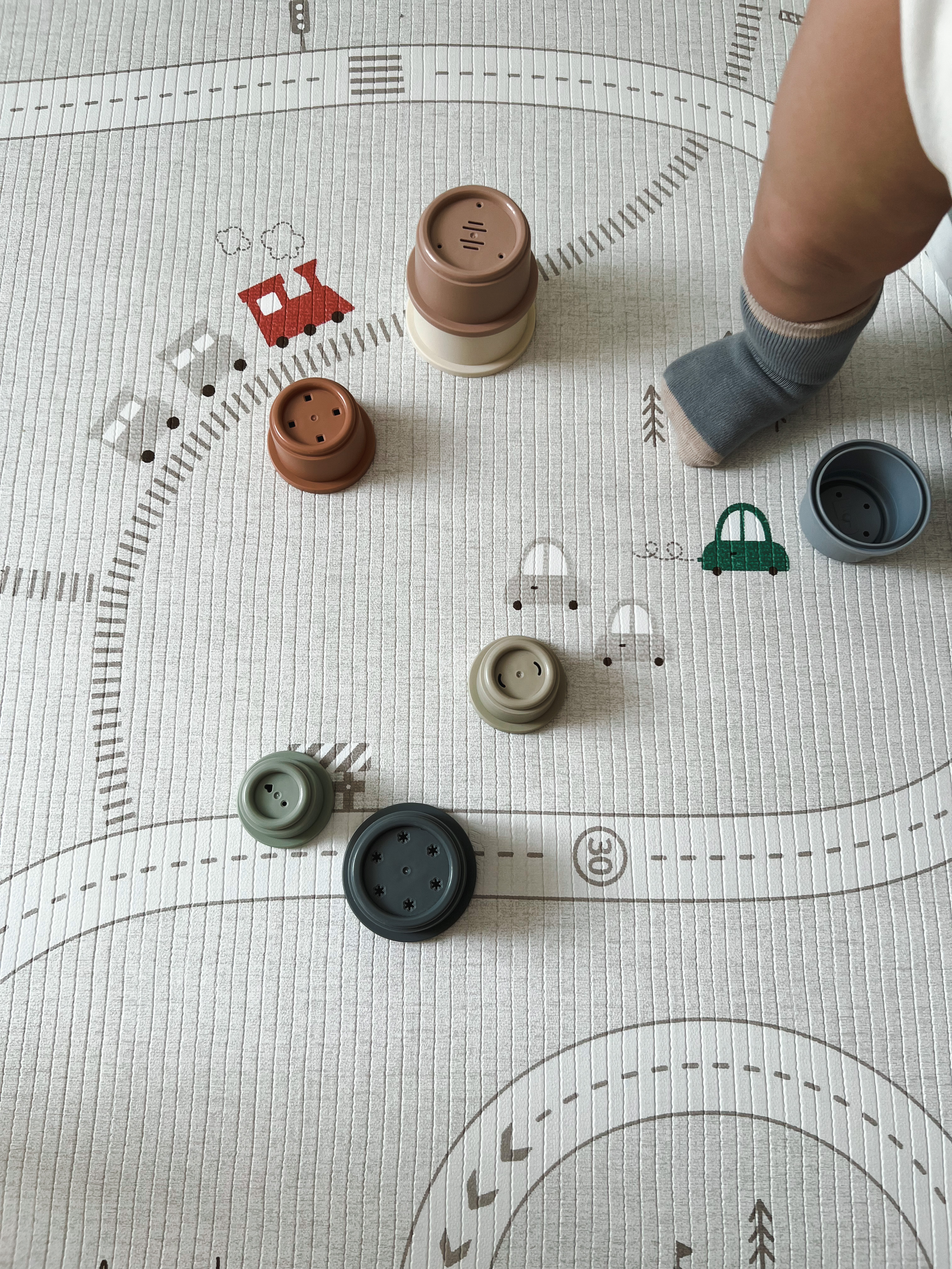 Ковёр придверный, прикроватный Parklon Машинки/серый 130 x 190 см - фото 17