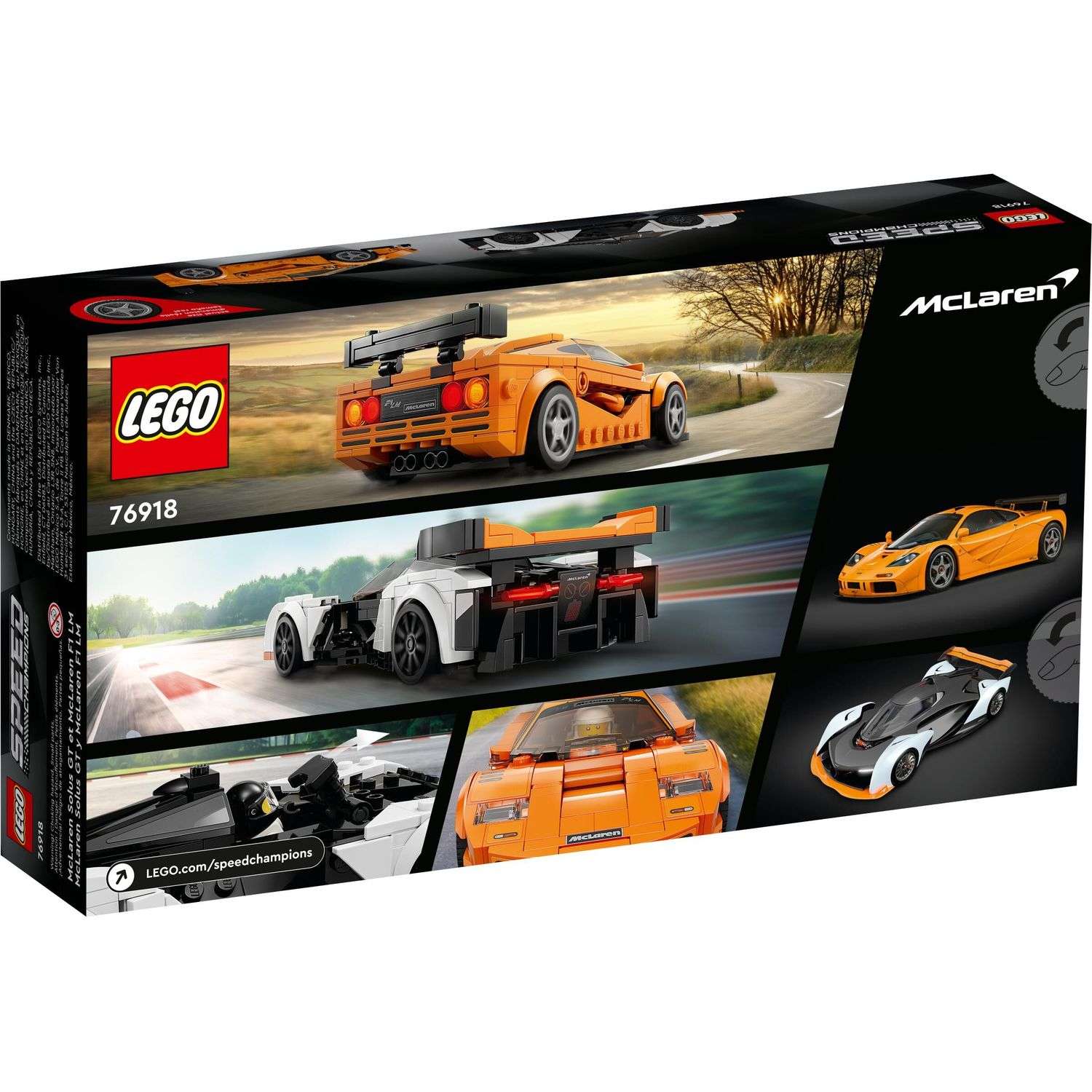 Конструктор LEGO Speed Champions McLaren Solus GT/F1 LM 581 дет. - фото 9