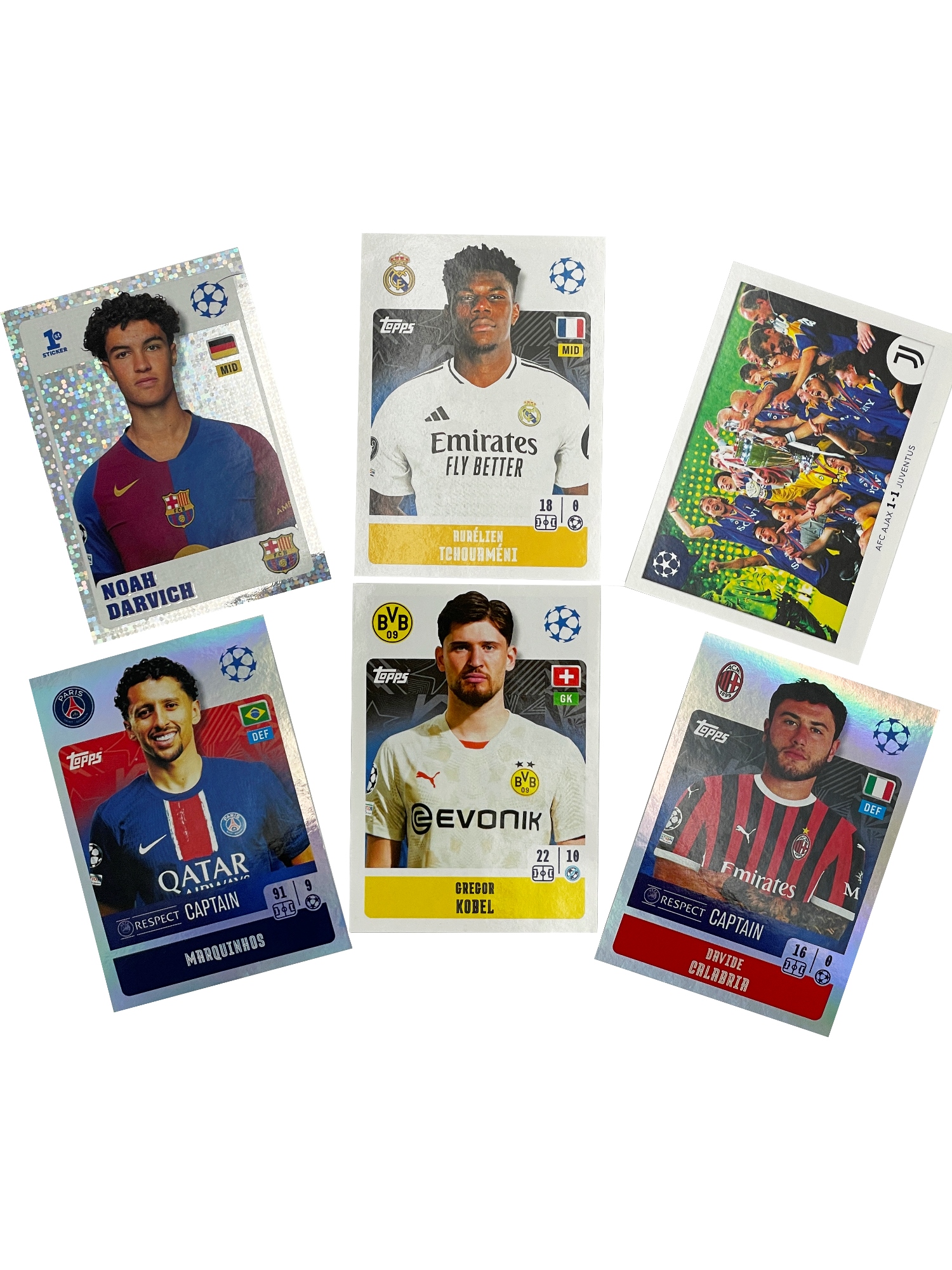 Наклейки topps UEFA Champions League 8 шт. в ассортименте - фото 7
