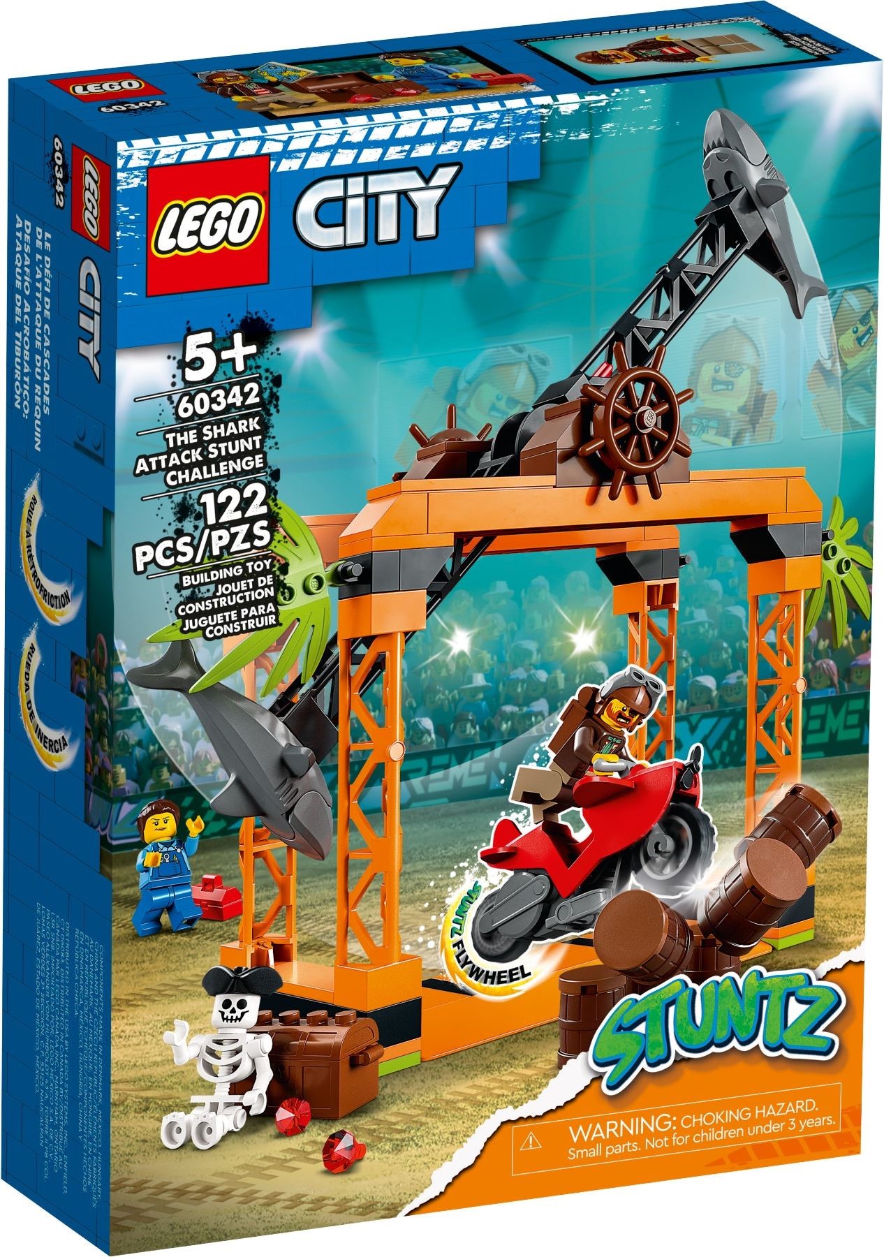 Изображение товара Конструктор LEGO City Нападение акул 60342 500 деталей городское приключение