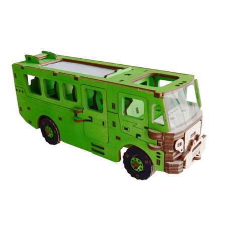 Конструктор HobbyWood Автобус деревянный