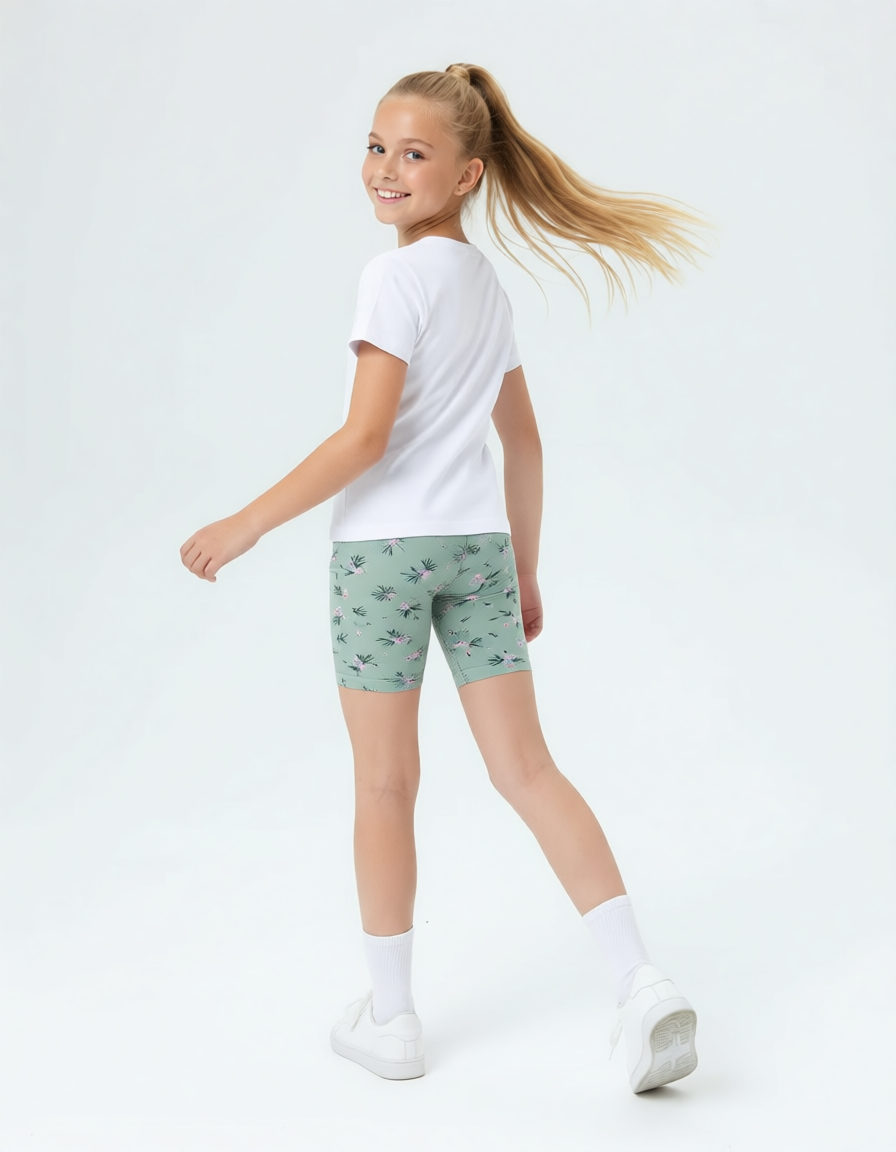 Велосипедки Персона Junior Сказочные цветы мята - фото 2