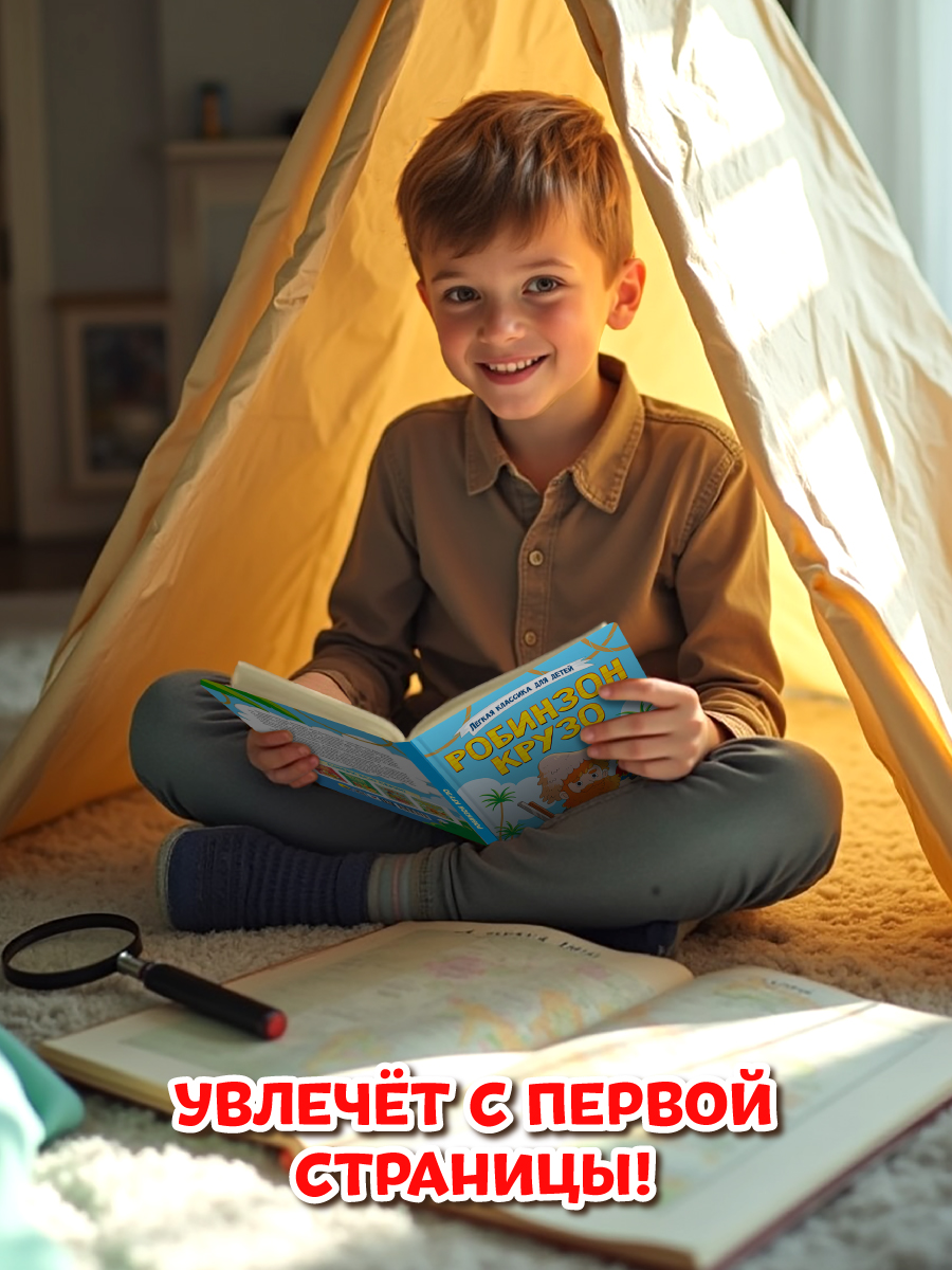 Книга Проф-Пресс Робинзон Крузо. Даниэль Дефо. Адаптированная версия для младших школьников - фото 2
