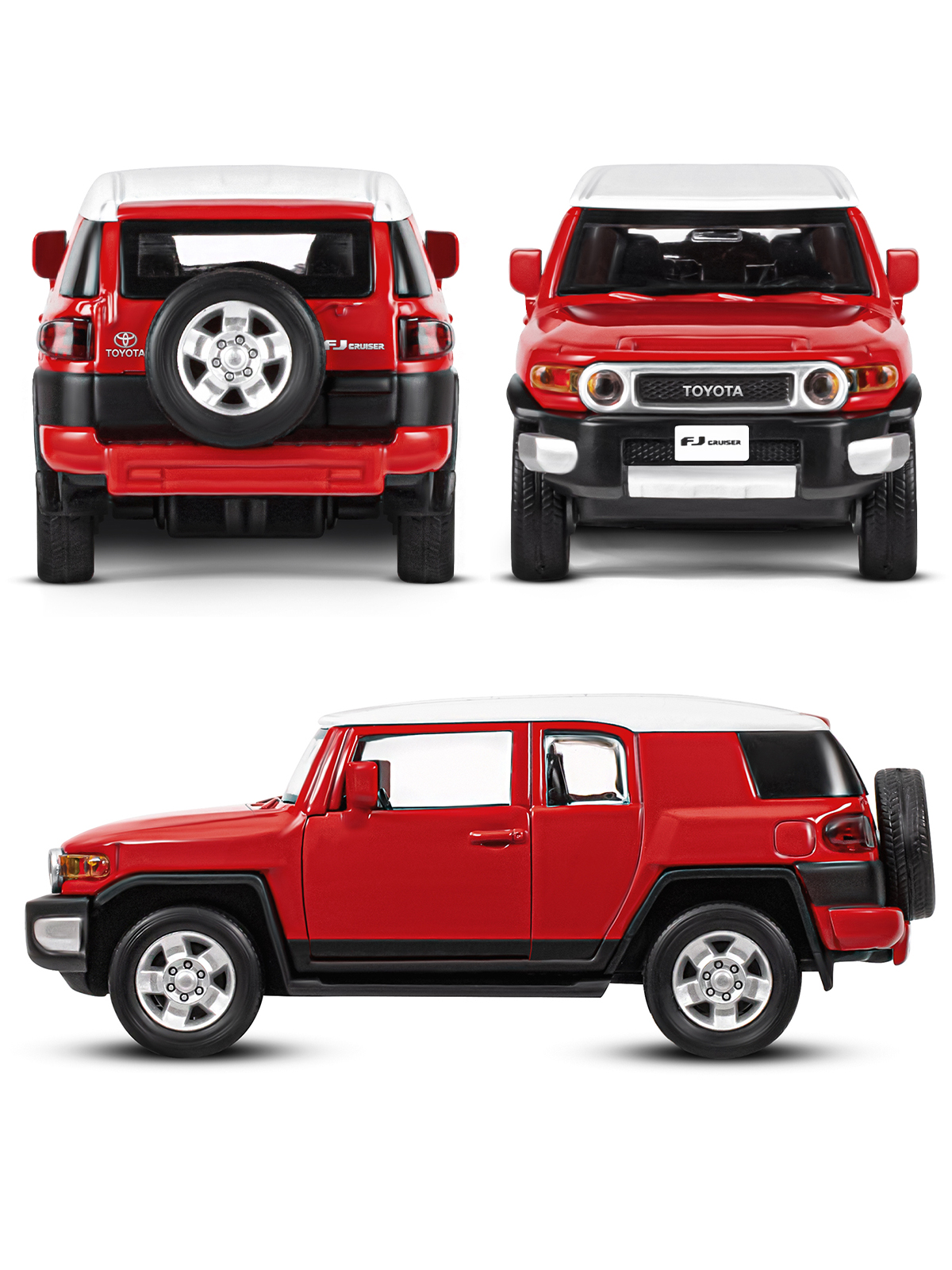 Внедорожник АВТОпанорама Toyota FJ Cruiser 1:32 JB1251289 - фото 5