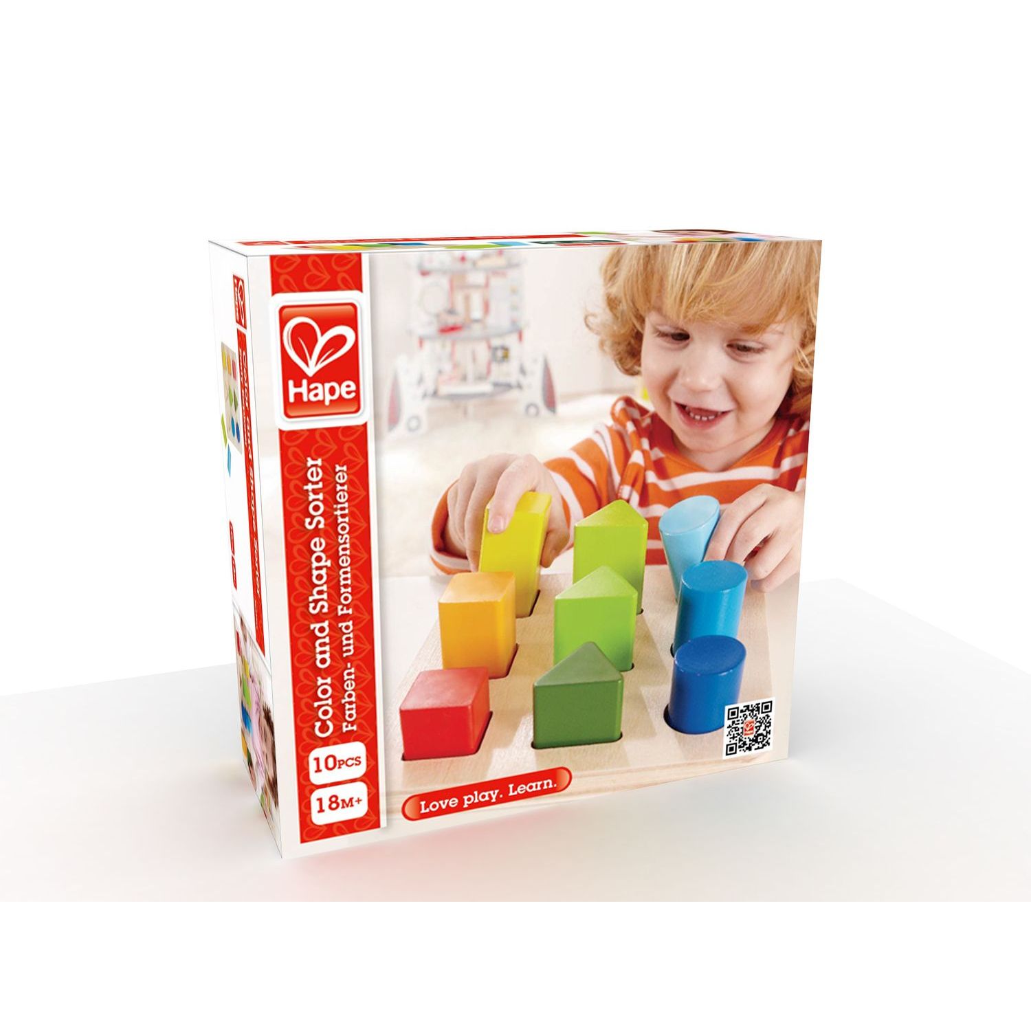 Игрушка Hape сортер Цвета и формы - фото 6