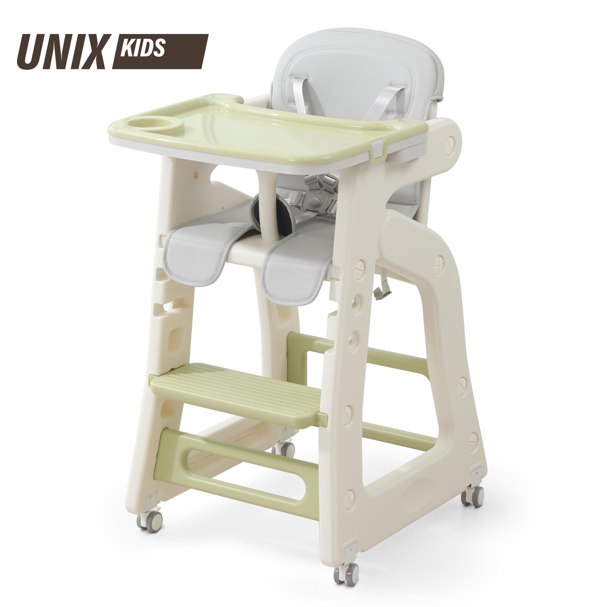 Стульчик для кормления UNIX Kids Basic зеленый - фото 17