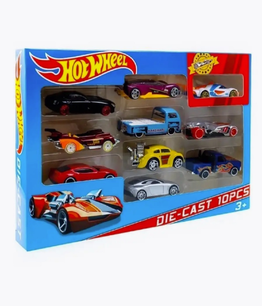 Игровой набор ТОТОША машинки Hot Wheels метал 10 шт 1:64 114 - фото 7