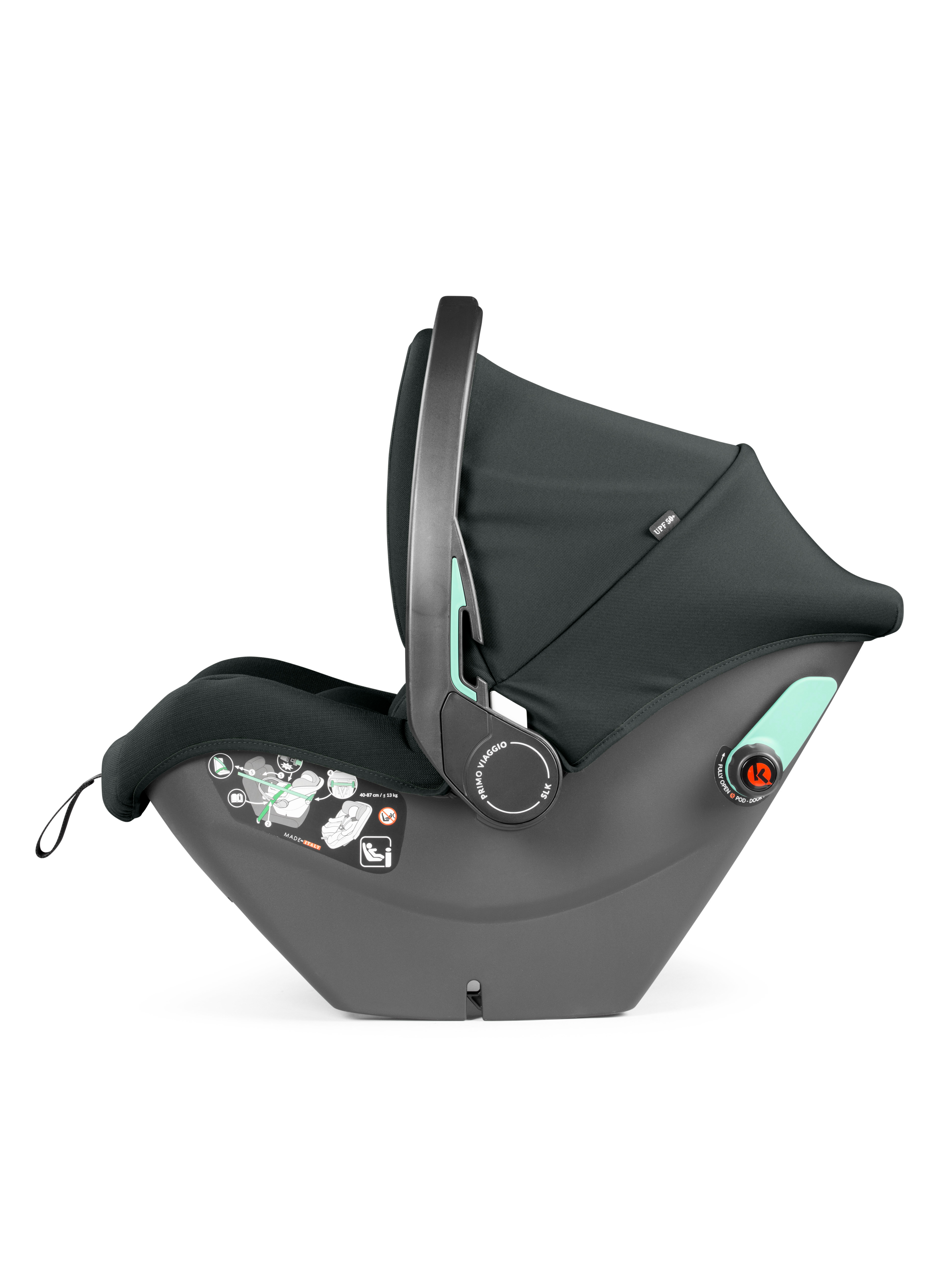 Автокресло Peg-Perego SLK 0 (0 -13 кг) зеленый - фото 5