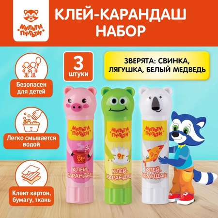 Клей-карандаш Мульти Пульти 9 г