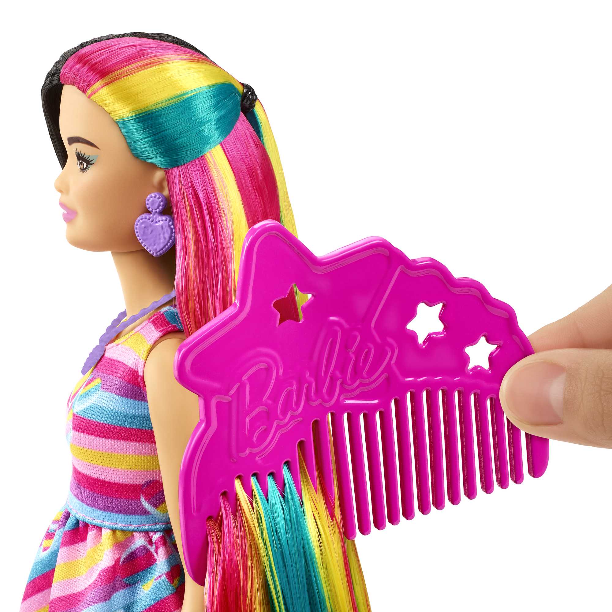 Кукла модельная Barbie Totally Hair Сердца HCM90 - фото 3