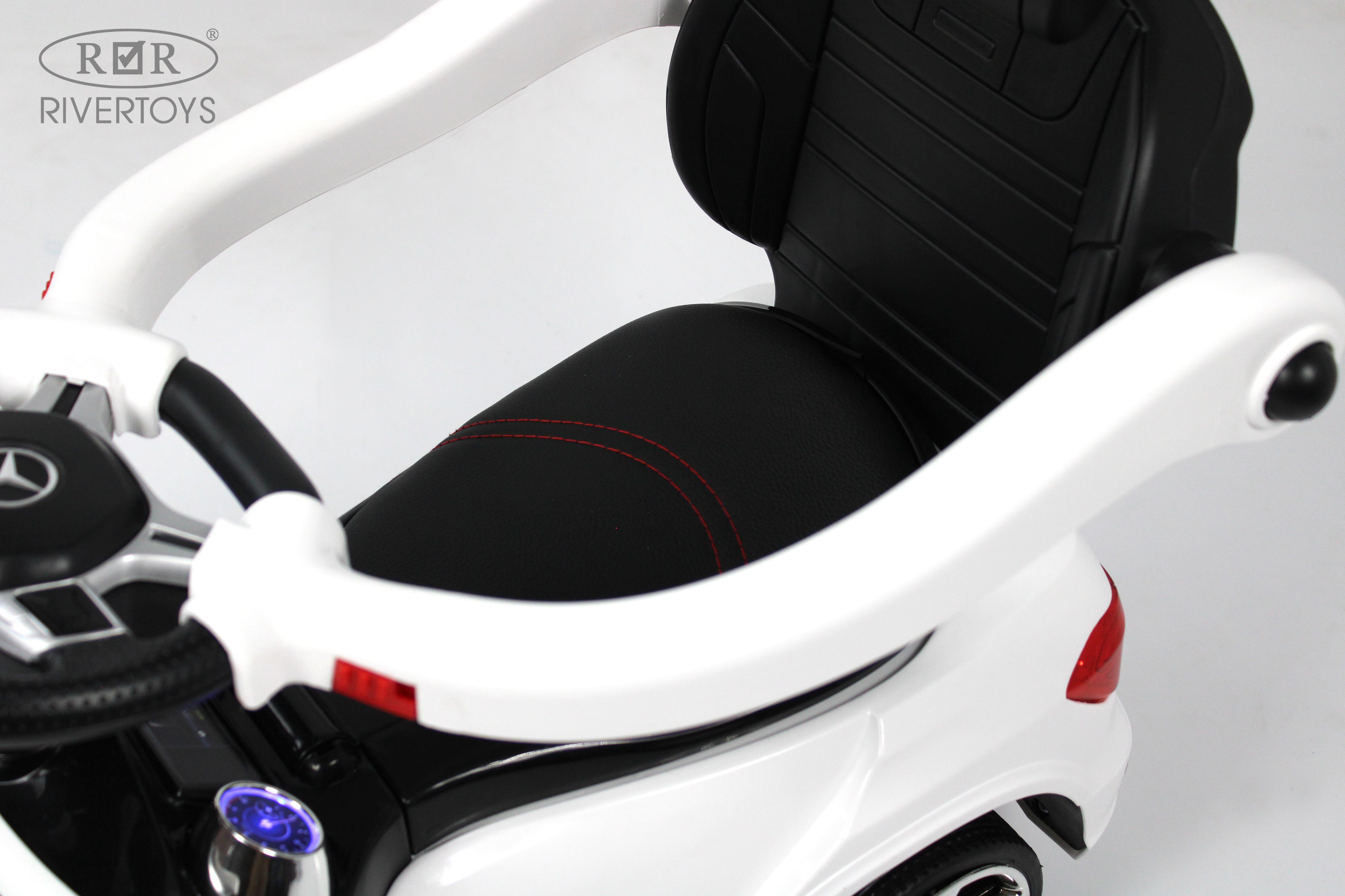 Электромобиль RIVERTOYS Mercedes A888AA-H-WHITE - фото 12