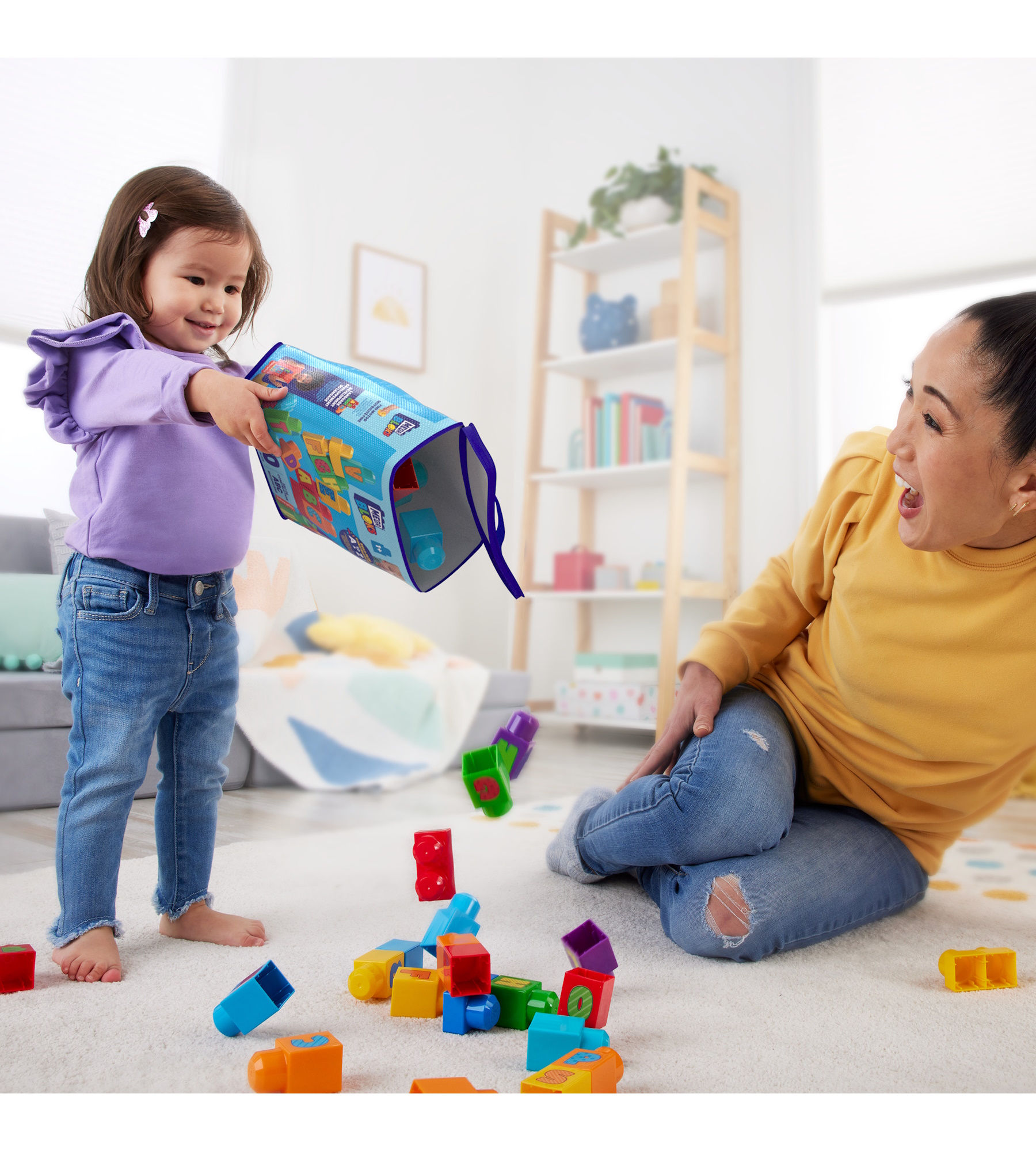 Конструктор Mega Bloks Первостроители мягкий 30 дет. - фото 5