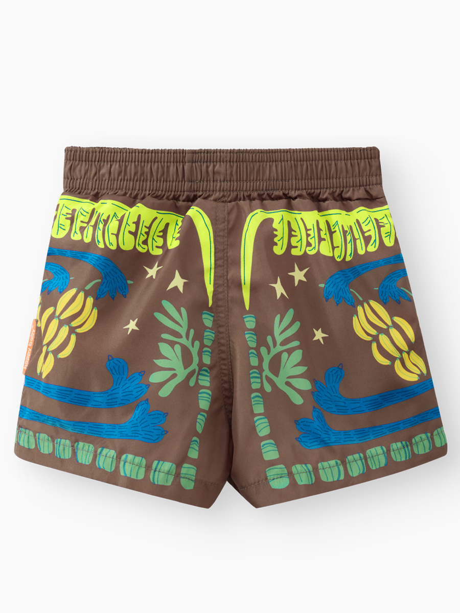 Шорты плавательные Happy Baby 50647-1_brown (tropics) - фото 2