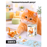 Конструктор QBRIX Серия Котики Рыжий котик 117 дет.